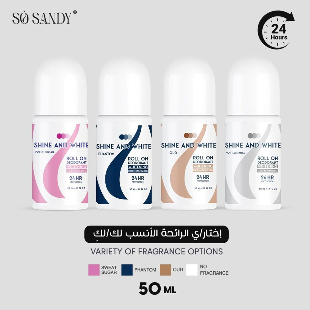So Sandy Shine & White Sweet Sugar Roll On 50ml