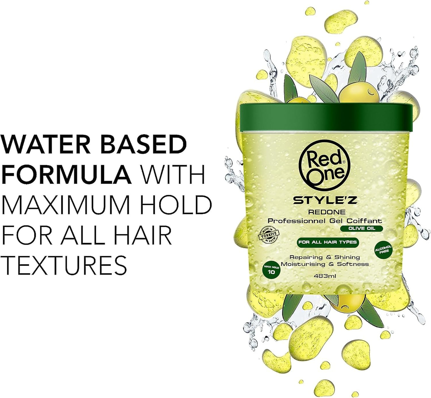 جل تثبيت الشعر ريد وان بزيت الأرغان 483 مل