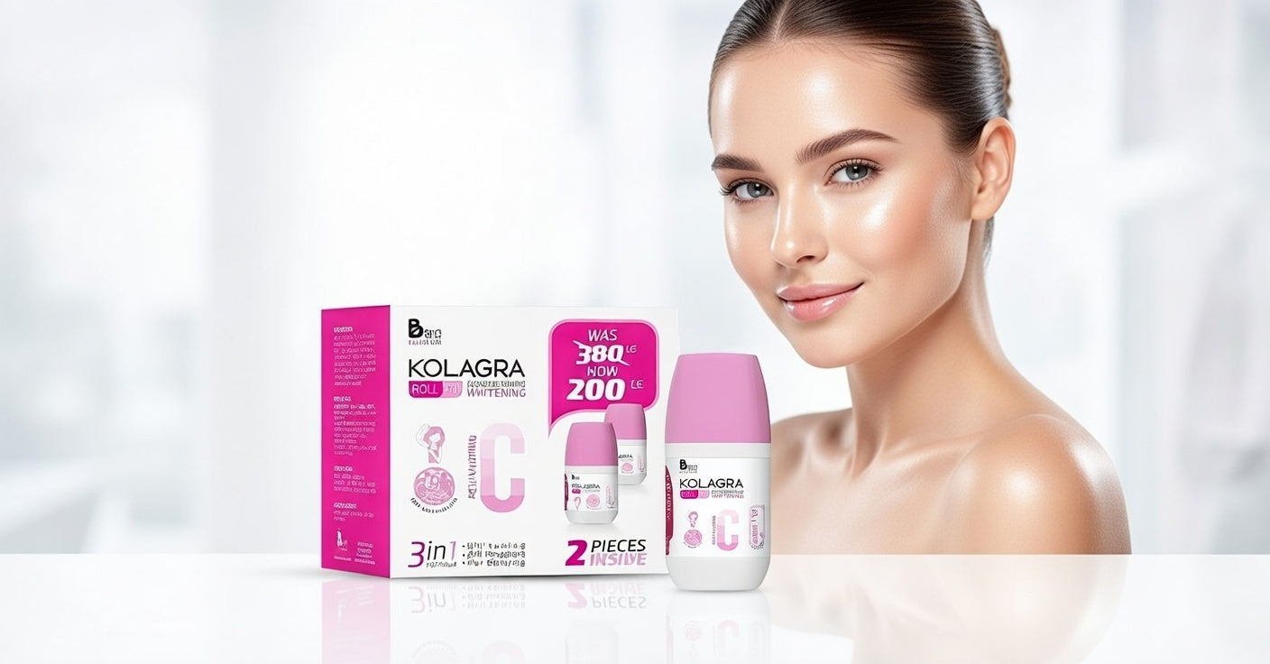 KOLAGRA ROLL ON FRAGRANCE FREE 3IN1 2PCS
