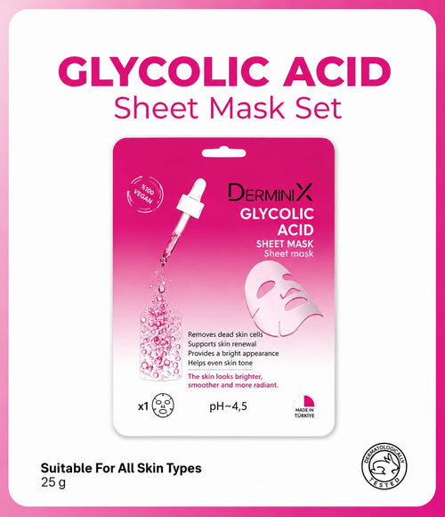 Derminix Glycolic Acid Sheet Mask 25g