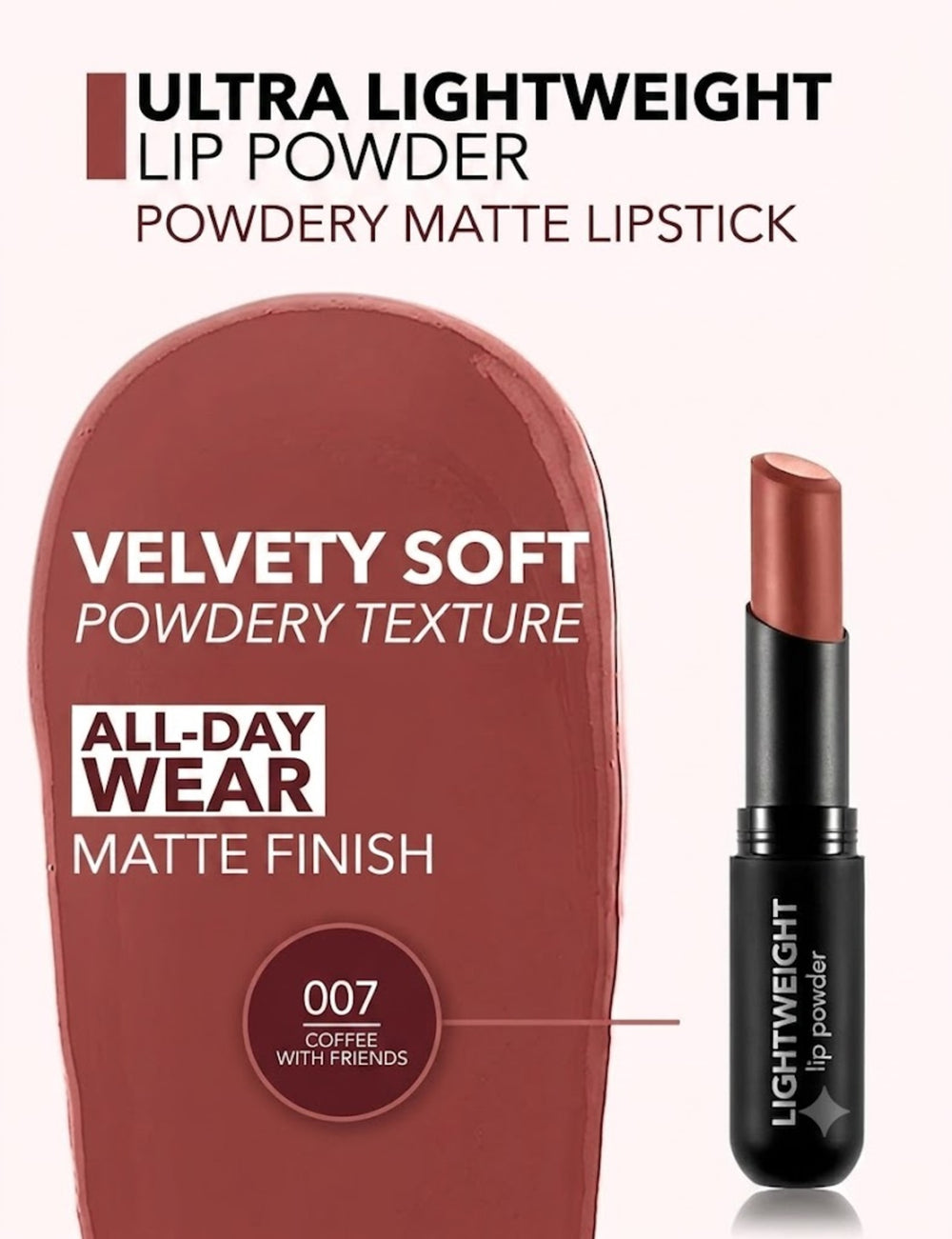 Flormar Wightweight Lip Pw 007 Coffee With Frindes