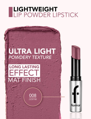 Flormar Lightweight Lip Powder Lipstick No 08 Lucky Me