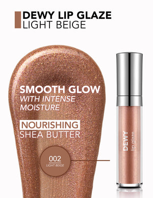 Flormar Dewy Lip Glaze No 002 Light Beige 4.5ml
