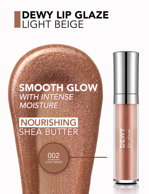 Flormar Dewy Lip Glaze No 002 Light Beige 4.5ml