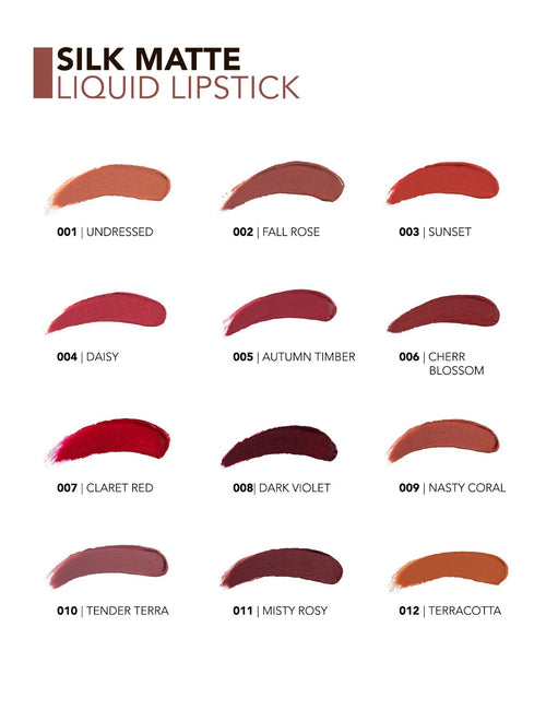 Flormar Silk Matte Liquid Lipstick Daisy 004