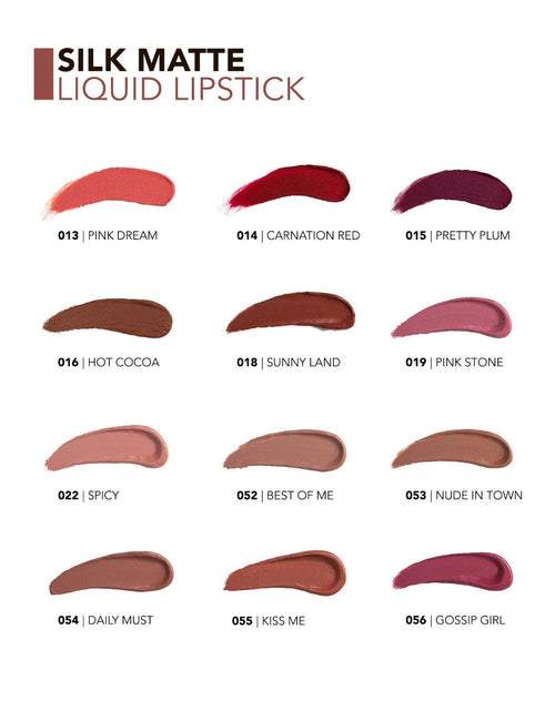 Flormar Silk Matte Liquid Lipstick Daisy 004