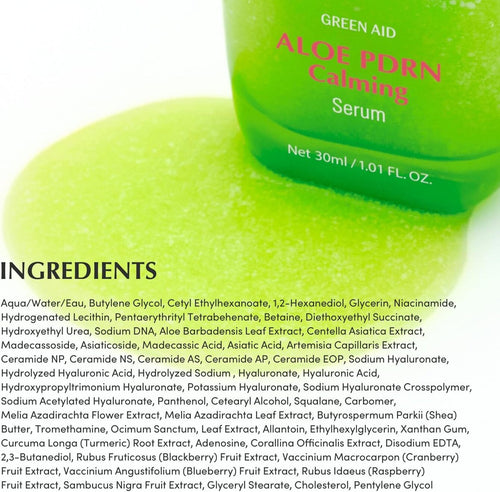 Eqqualberry Green AID Aloe PDRN Calming Serum 30ml