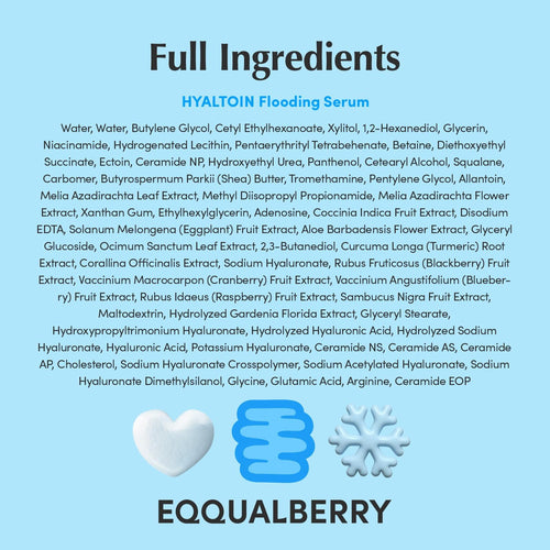 Eqqualberry Blue Blow Hydration Flooding Serum 30ml
