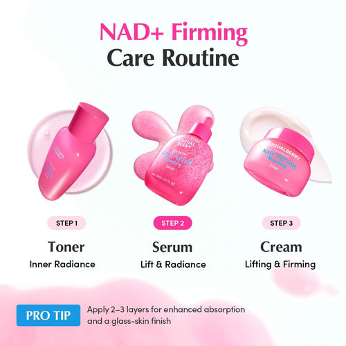 Eqqualberry Lush Blush NAD+ Peptide Boosting Serum 30ml