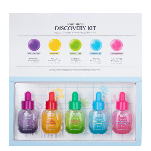 Eqqualberry Serum Minis Discovery Kit - 5x10ml