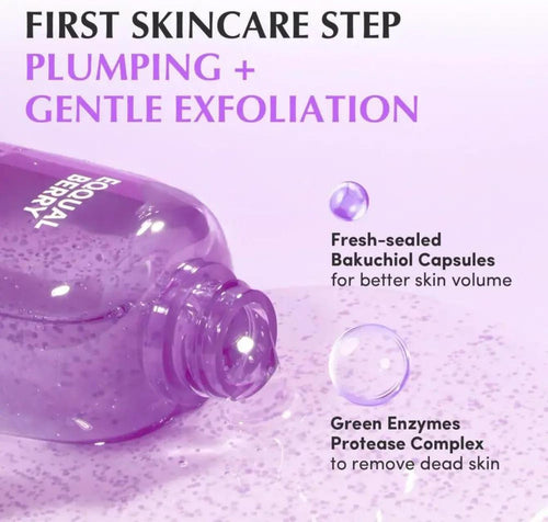 Eqqual Berry Deep Care Bakuchiol Plumping Capsule Toner 150ml