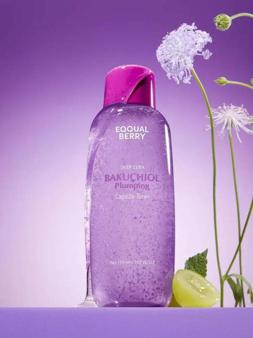 Eqqual Berry Deep Care Bakuchiol Plumping Capsule Toner 150ml