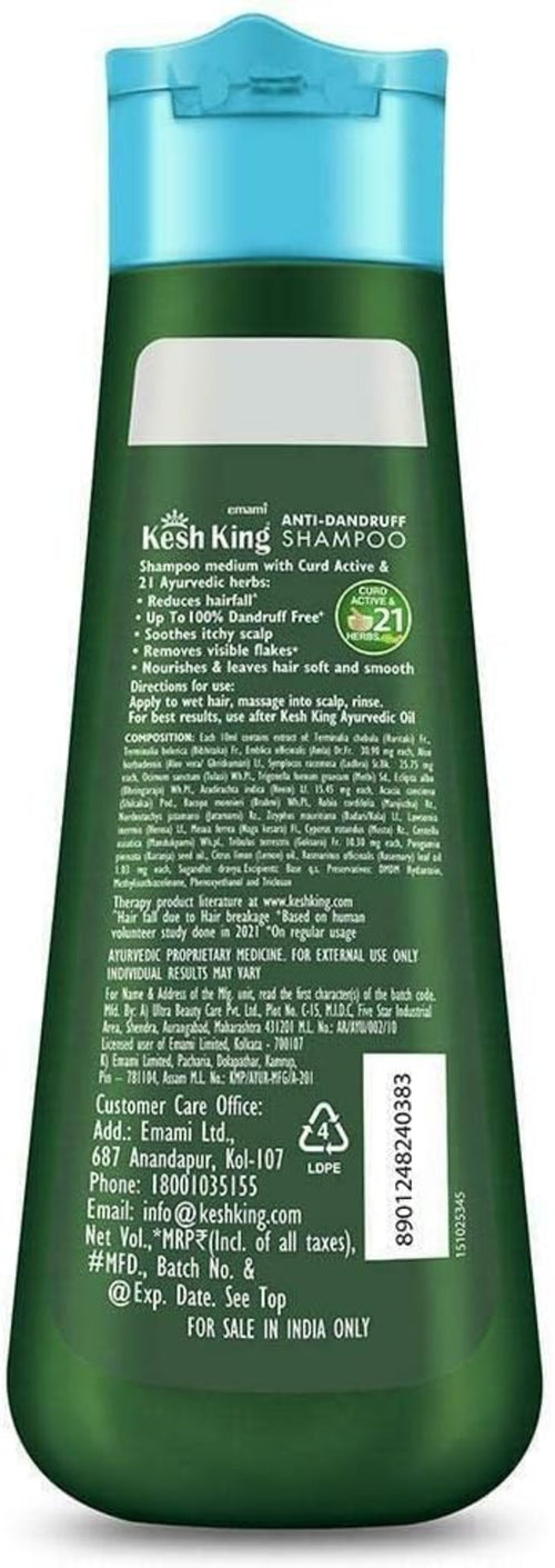 Kesh King Anti-Dandruff Curd Active Shampoo 200ml