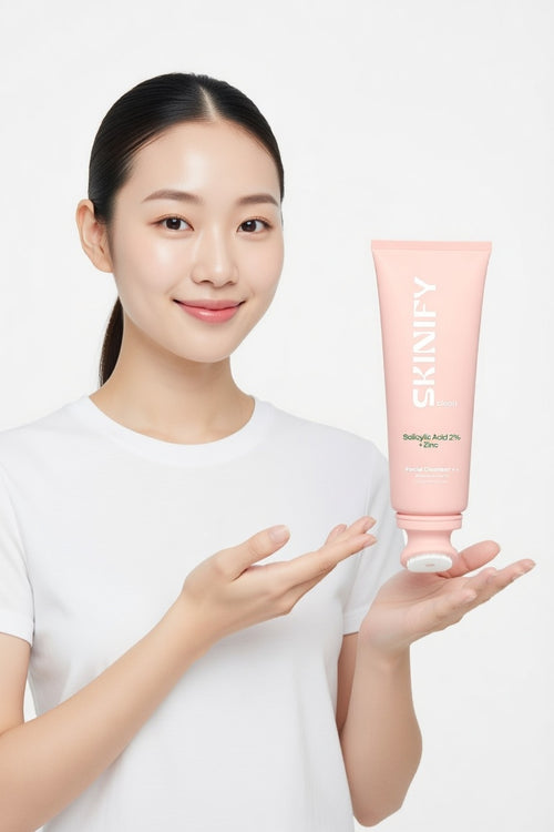 Skinify Clean Salicylic Acid 2% +Zinc Facial Cleanser 200 ml2