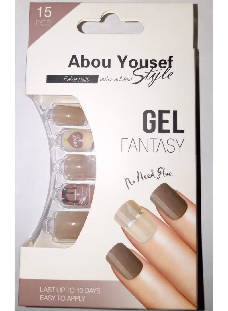 Abou Yousef False Nails Gel Fantasy 88-AY089