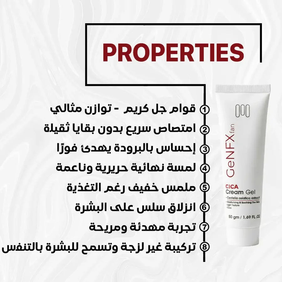 GenFX Fan Cream Gel 50gm