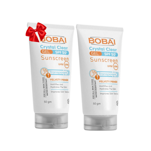 Bobai Sunscreen Crystal Clear Gel SPF 50 1+1 -50ml