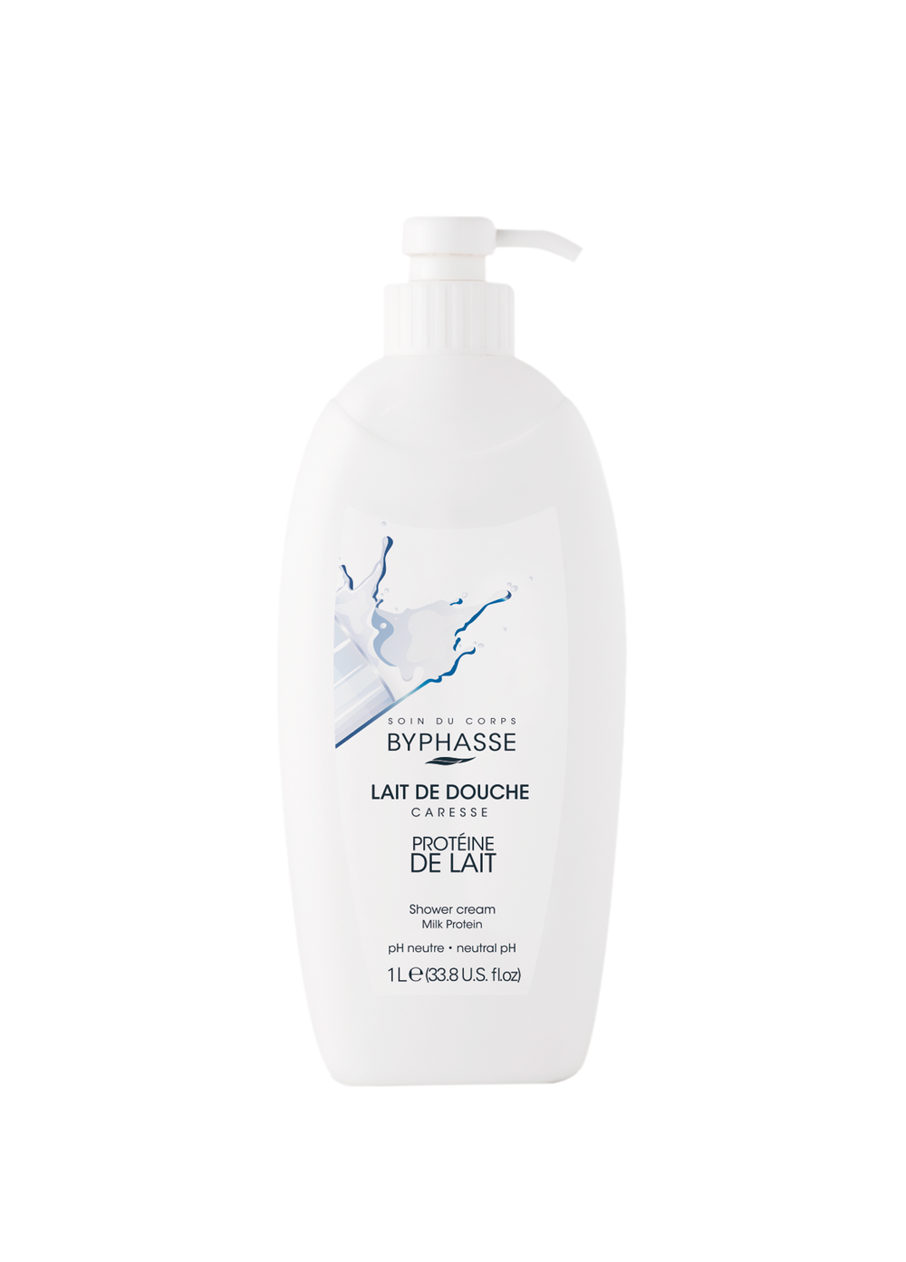 byphasse shower cream MILK PROTEIN 1L