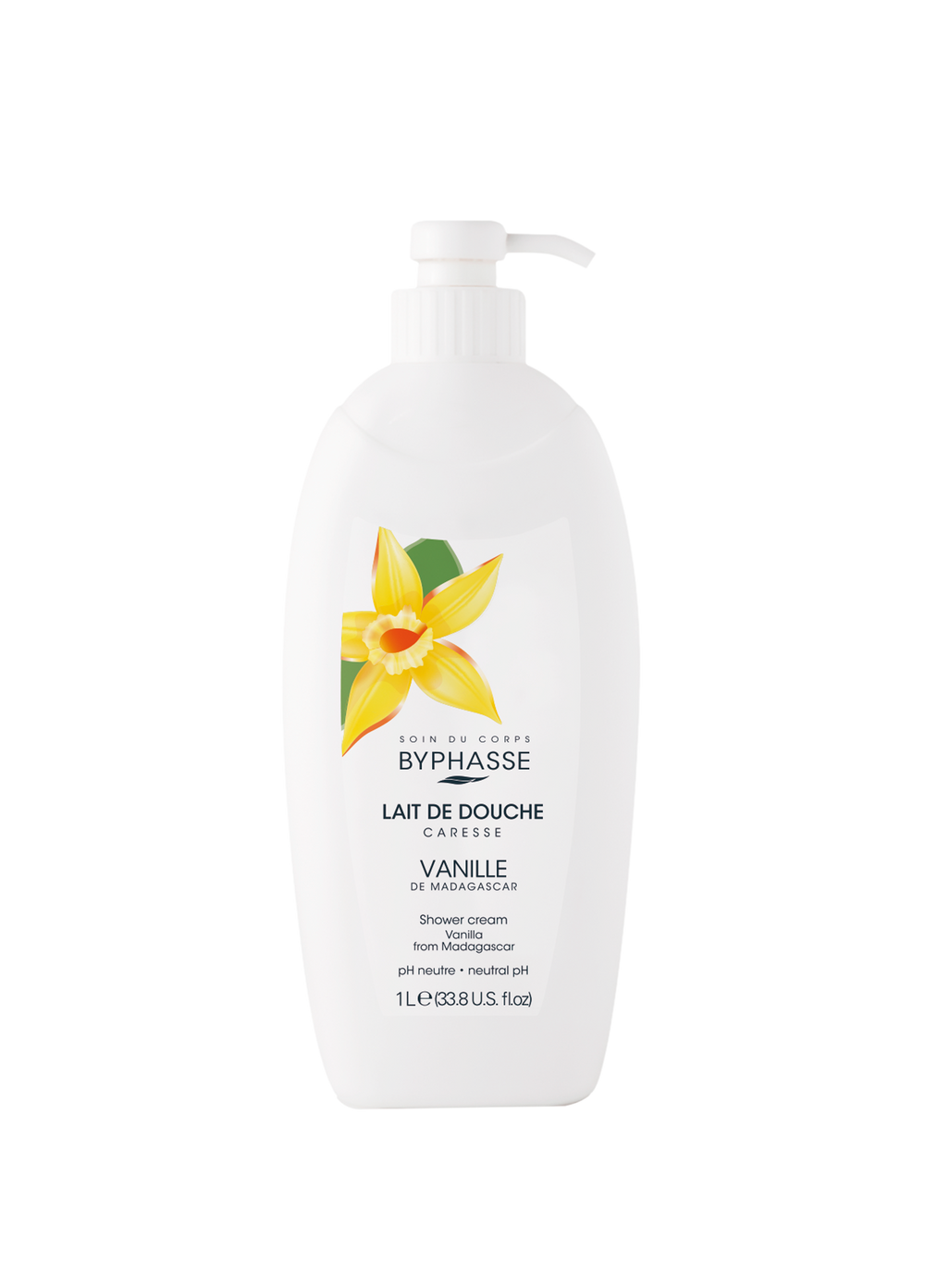 byphasse shower cream VANILLA 1L