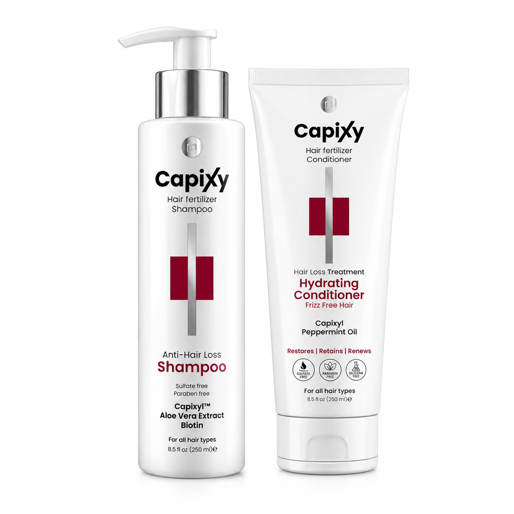 Capixy Hair Enriching Shampoo & Conditioner Bundle – 250ml Each