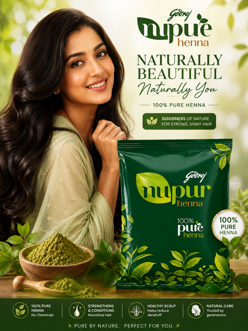 GODREJ NUPUR HENNA 100% Pure Henna 150G