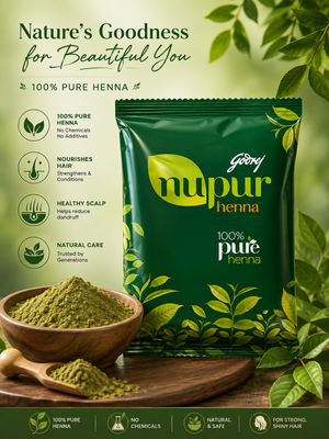 GODREJ NUPUR HENNA 100% Pure Henna 150G