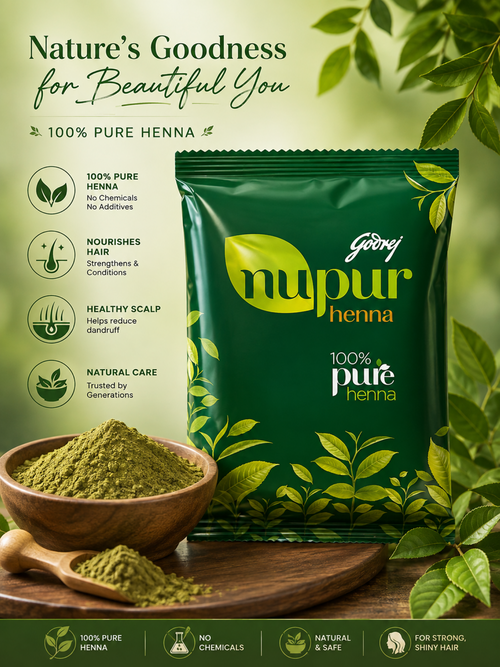 GODREJ NUPUR HENNA 100% Pure Henna 150G