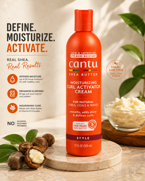 Shea Butter Moisturizing Curl Activator Cream 355 ml