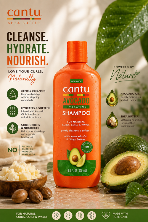 Cantu Avocado Hydrating Shampoo 400 ml
