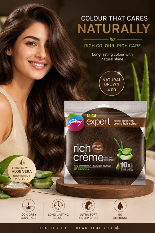 Godrej Expert Hair Colour, Brown - 20 Gm