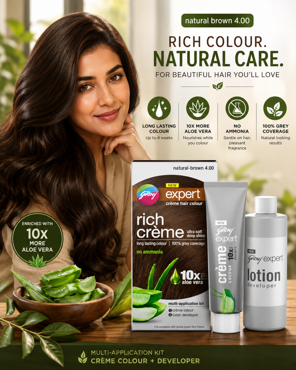 Godrej Expert Rich Crème Hair natural brown 4.0