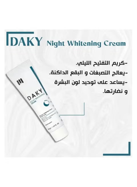 Daky Night Whitening Cream 50Gm2