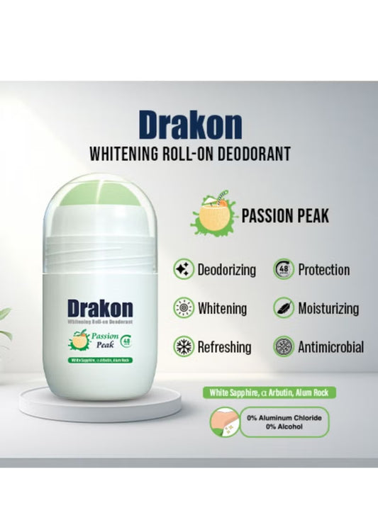 Drakon Whitening Roll-On Pink Bubble +Passion Peek
