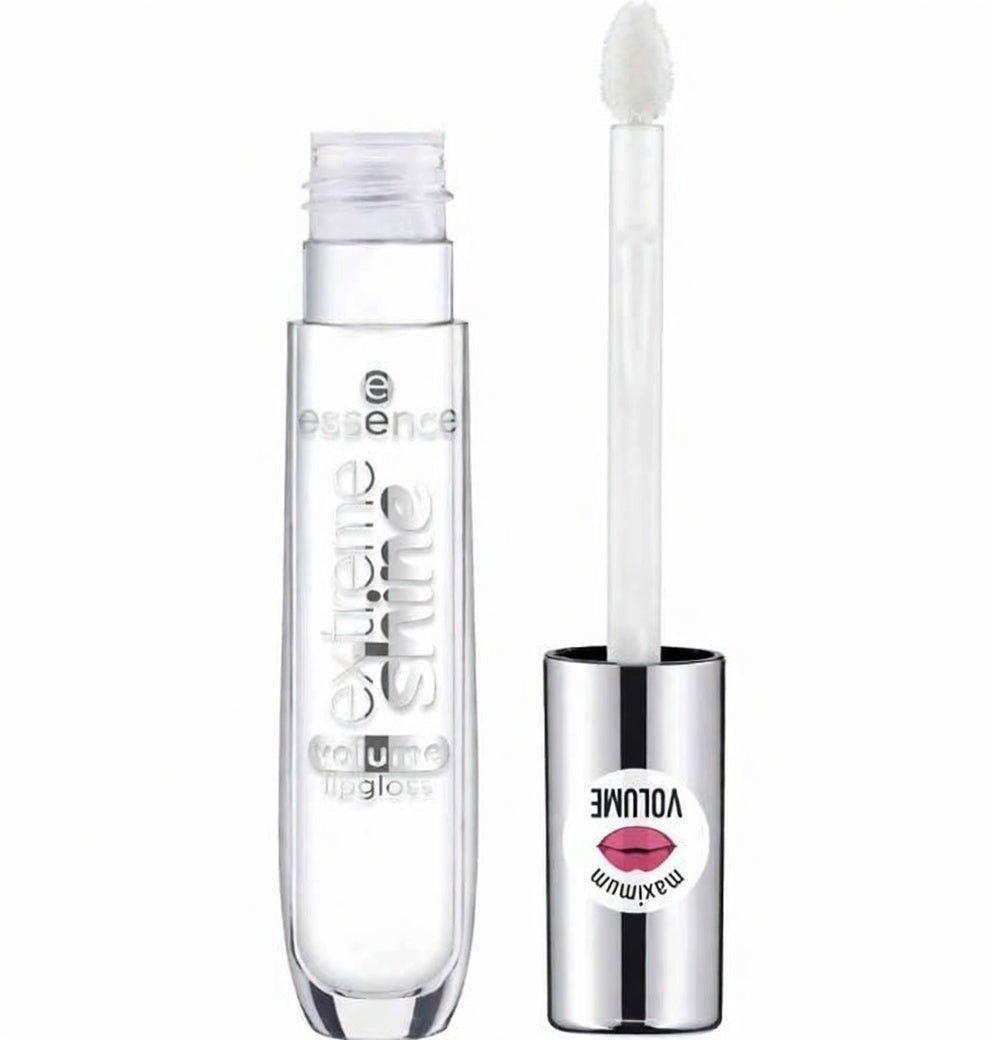 Essence Extreme Shine Volume Lip Gloss | 01 Crystal Clear | Natural Shine | Plumping Effect | Moisturising & Volumizing Lip Gloss For Adults Crystal Clear