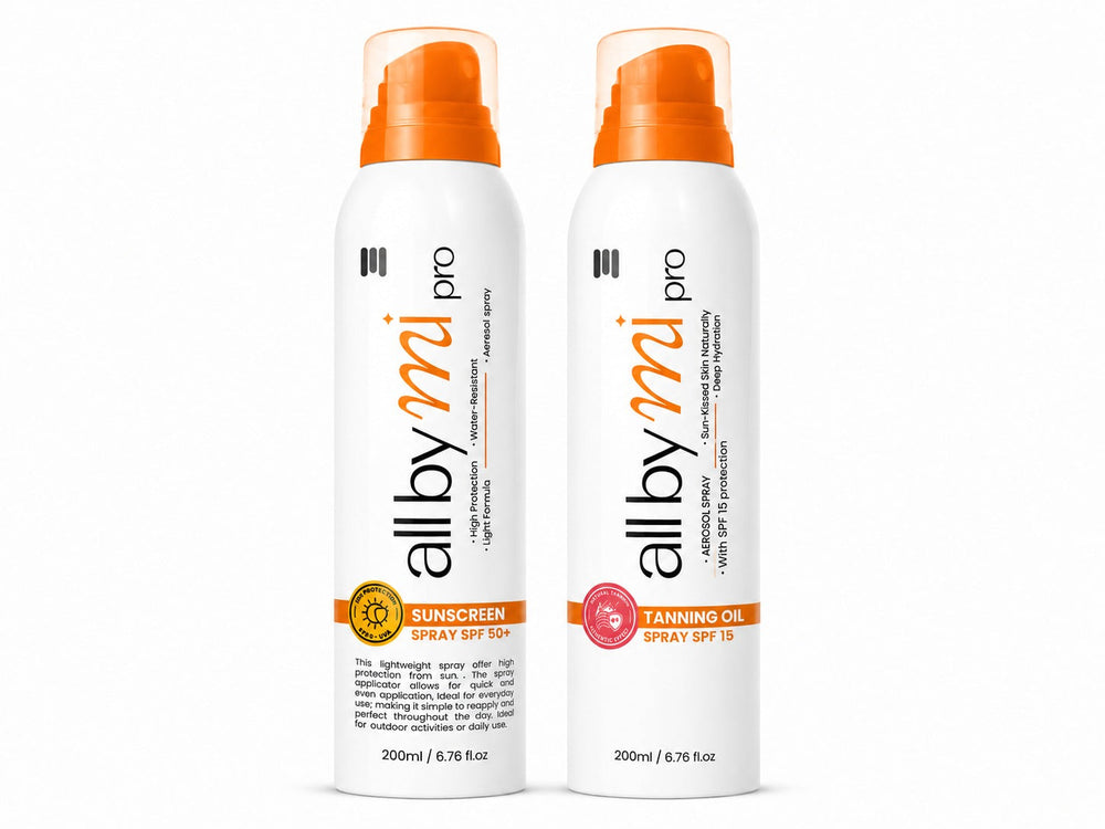All by mi sunscreen spray spf50+oil spray SPF15
