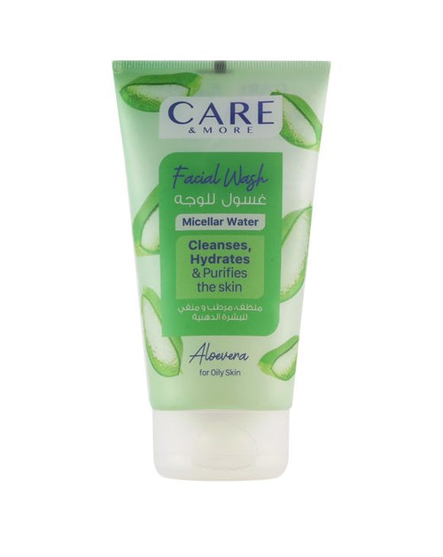Care & More Facial Wash for Oily Skin With Aloe Vera 150ml