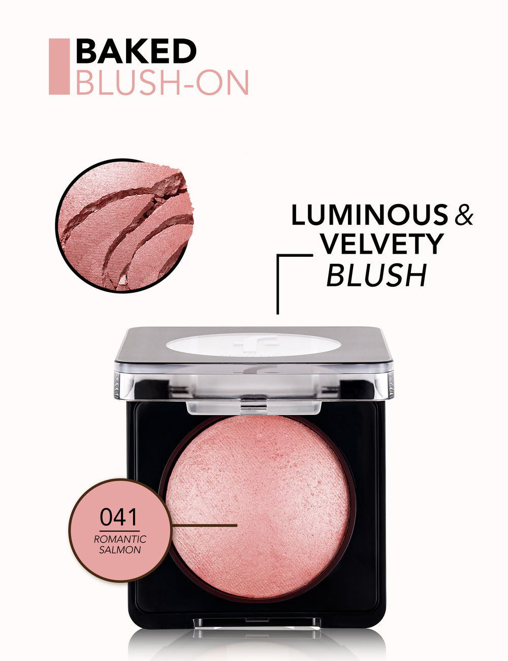 Flormar Baked Blush-On 041 Romantic Salmon