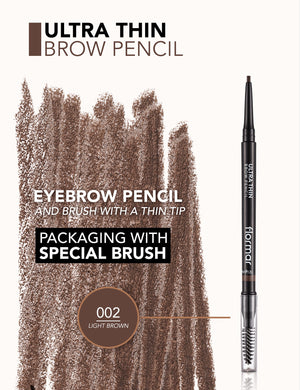 Flormar Ultra Thin Eyebrow Pencil no.02 Light Brown