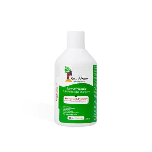 Raw African Follicle Booster Hair Care Trio | Shampoo + Conditioner + Spray
