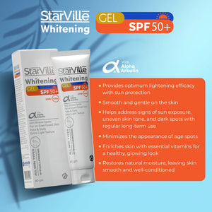 Starville Whitening Alpha Arbutin Spf 50+ Gel 60gm