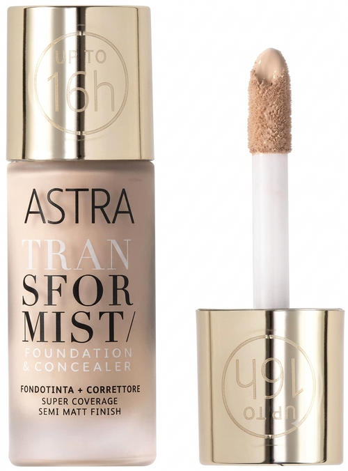 Astra Transformist Foundation + concealer 001N 18m