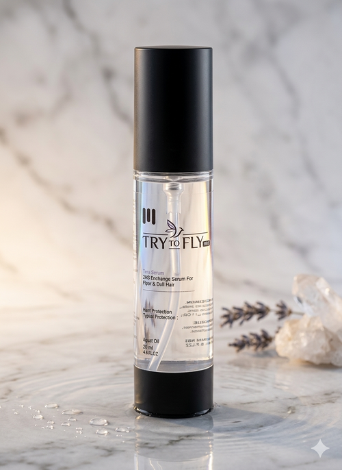 Try to fly Hair Serum للشعر المجعد والباهت 50 مل