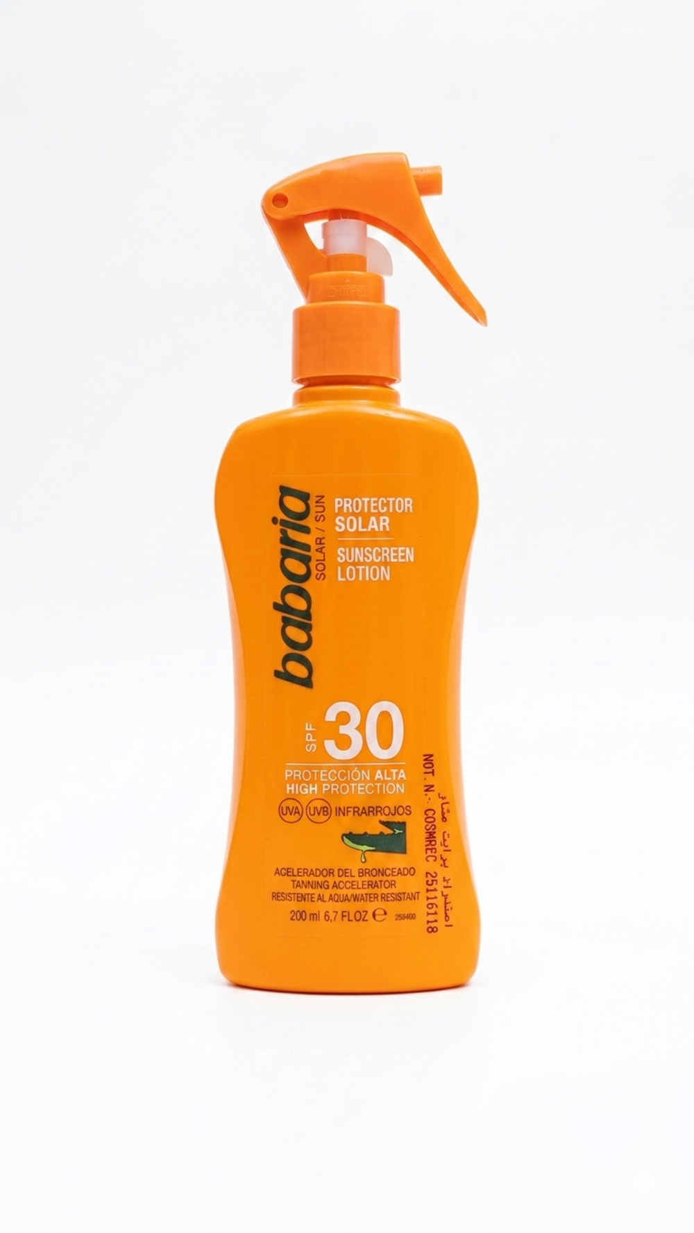 Babaria Sunscreen Spray Spf30 200ml