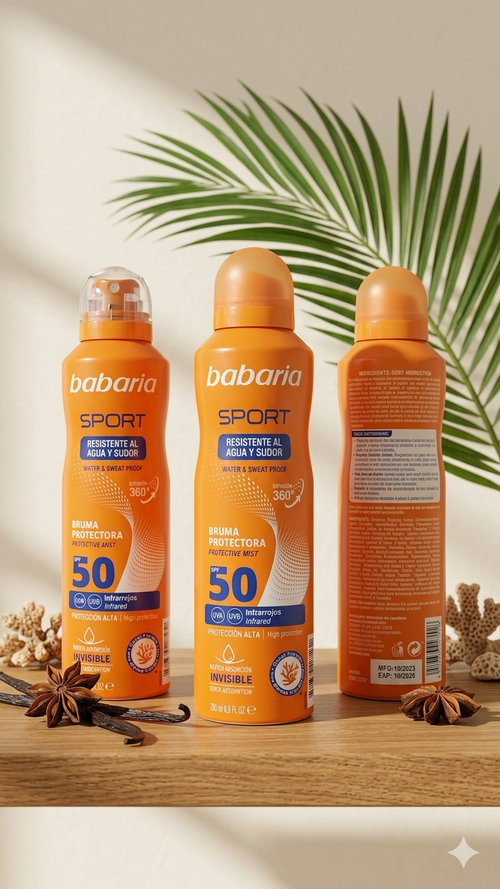 Babaria Sport Protective Mist Spf50 Spray 200ml