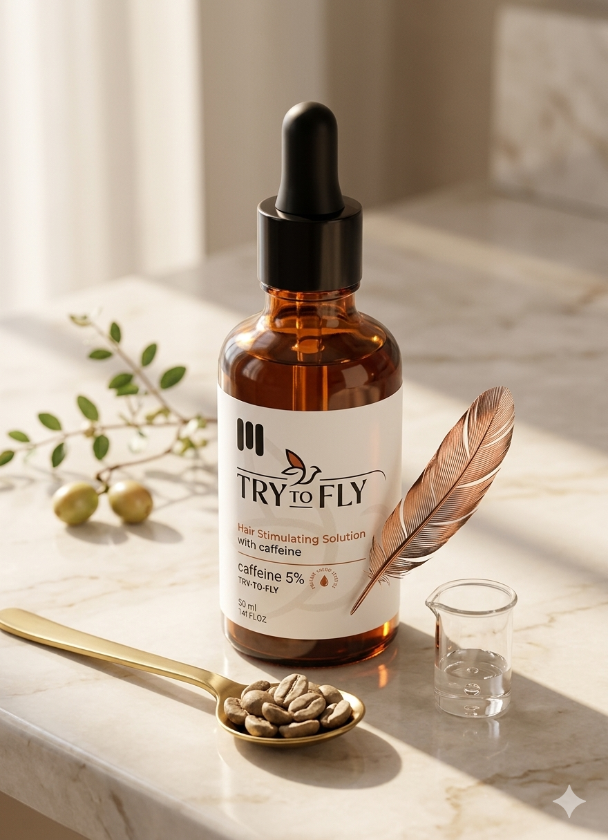 try to fly hair simulating solution CAFFEINE 50ml
