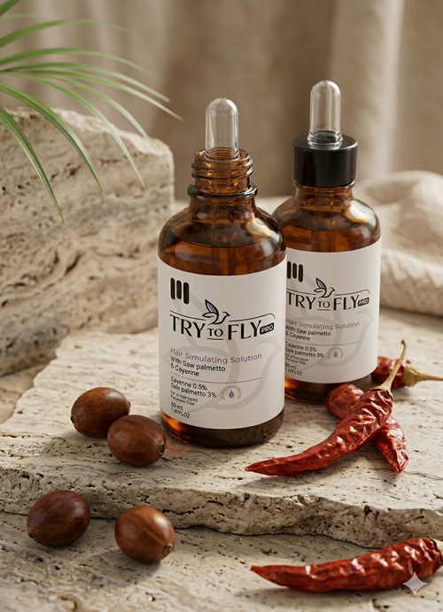 try to fly hair simulaying solution 50ml