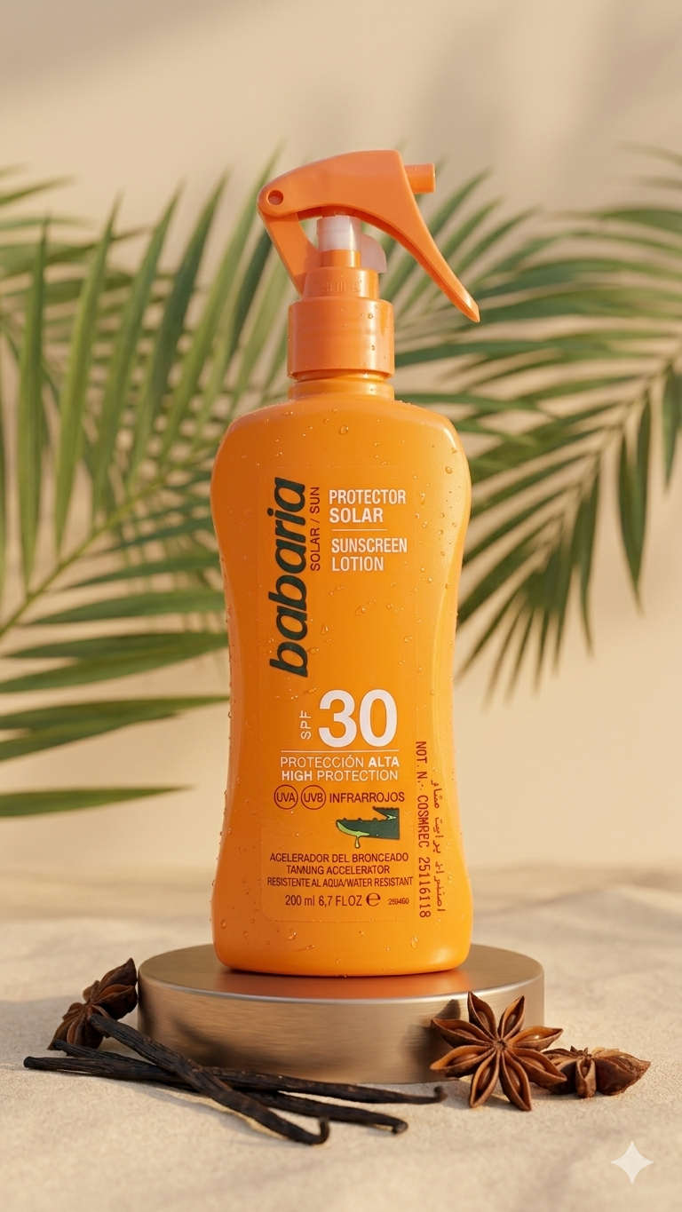 Babaria Sunscreen Spray Spf30 200ml