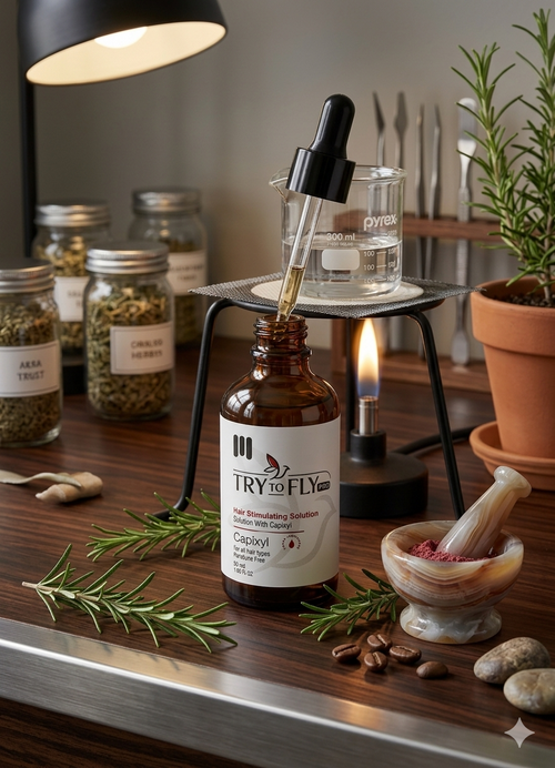 try to fly hair simulating solution capixyl 50ml