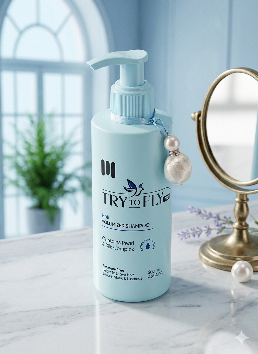 try to fly hair sim VOLUMIZER SHAMPOO 200ml