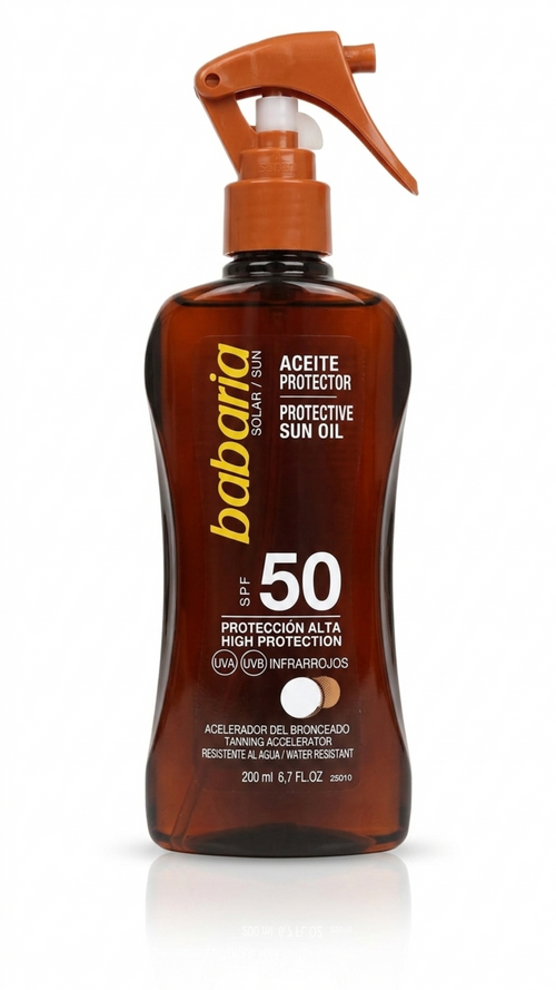 Babaria Coconut Protective Sun Oil Spf50 200ml